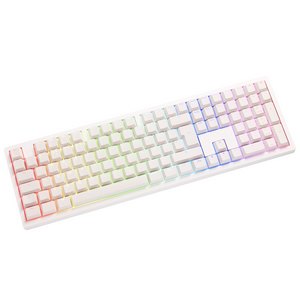 Ducky Zero 6108 Pure White Wireless Gaming Tastatur - MX2A Brown-DKZE2408ST3-CBDEPDOECL2WW1