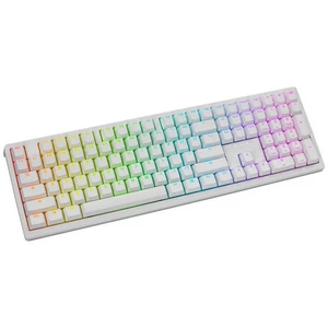 Ducky Zero 6108 Pure White Wireless Gaming Tastatur - MX2A Brown (US)-DKZE2408ST3-CBUSPDOECL2WW1