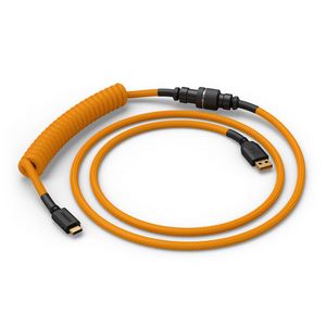 Glorious GMMK Coiled Cable Glorious Gold, Spiralkabel, USB-C/USB-A - gold/schwarz-GLO-KB-ACC-CBL-COIL-GGLD