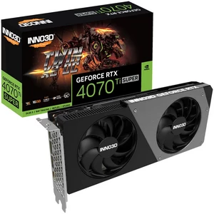 INNO3D GeForce RTX 4070 Ti Super Twin X2 OC, 16384 MB GDDR6X-N407TS2-166XX-186156N