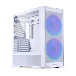 Lian Li LANCOOL 206 Gehäuse, Midi-Tower, ATX, Tempered Glass - weiß-LANCOOL 206RW