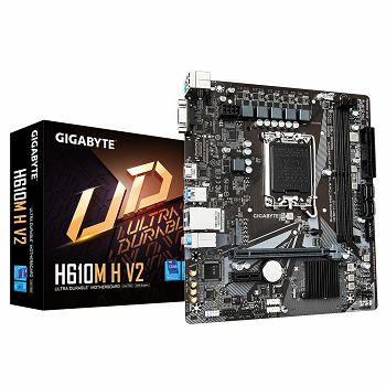 GIGABYTE H610M H V2, DDR5, SATA3, HDMI, USB3.2Gen1, LGA1700 mATX