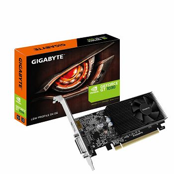 GIGABYTE GeForce GT 1030 graphics card, 2GB GDDR4, PCI-E 2.0