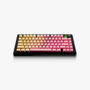 Glorious GPBT Gradient Keycaps, ANSI Layout (US), PBT, Dye-Sub - Grapefruit