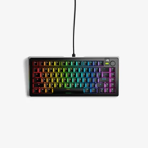 Glorious GMMK 3 Pro HE Wireless 75 % Gaming-Tastatur - Pre-Built, ANSI (US), Fox HE Switches, schwarz-GLO-KB-GMMK3-PRO-75-PB-HE-WL-BLK-US