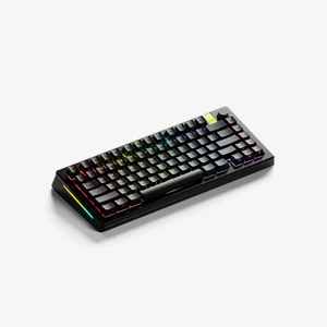 Glorious GMMK 3 Pro 75% Custom Gaming Keyboard - Pre-Built, ISO (DE), Fox Switches, Black