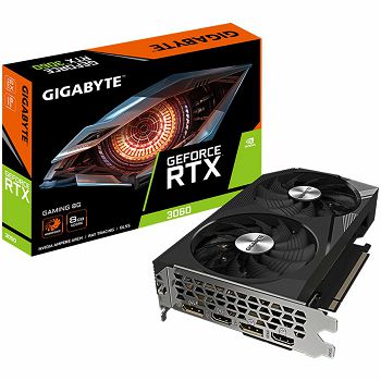 GIGABYTE Video Card GeForce RTX™ 3060 OC 1777 MHz 3584 	15000 MHz 8 GB GDDR6 128 bit 240 GB/s PCI-E 4.0 7680x4320 550W DisplayPort 1.4a *2 HDMI 2.1 *2