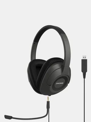 Koss Headphones SB42 USB Wired, On-Ear, Microphone, USB Type-A, Black/Grey