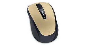 Microsoft Mobile 3500 Wireless Mouse (Gold Metal)