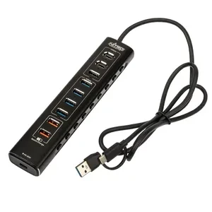 Nitro Concepts UH1, 10-Port Hybrid USB-Hub, USB 3.2-NC-SR-AC-006