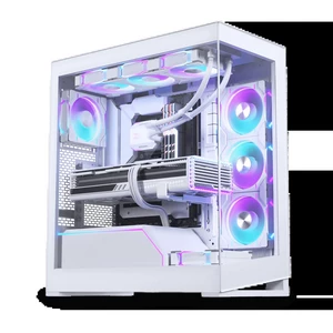 PHANTEKS NV-Serie NV5 MK2 ATX-Gehäuse, Tempered Glass, DRGB - Matte White-PH-NV523TG_DMW02