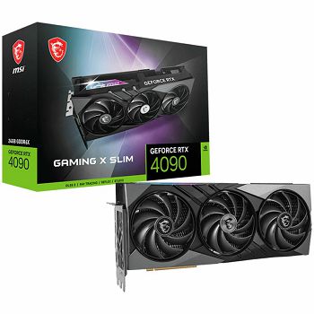 MSI Nvidia RTX 4090 GAMING X SLIM 24G (24GB GDDR6X/384bit, Retail)