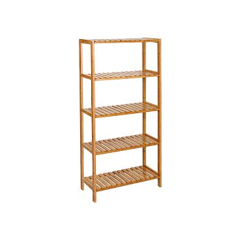 SONGMICS Bamboo natural shelf 60 x 26 x 130 cm