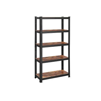 SONGMICS Shelf 30 x 75 x 150 cm brown-black