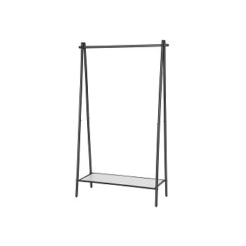 SONGMICS Clothes Rack 92.5 x 33.5 x 153 cm black