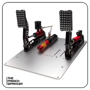 Simagic P2000 Hydraulic 2-Pedal Set, 100KG Loadcell - Crimson Edition-P2000-S100RF