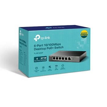 TP-LINK TL-SF1005P 6-port 10/100Mbps switch with 4-Port PoE+