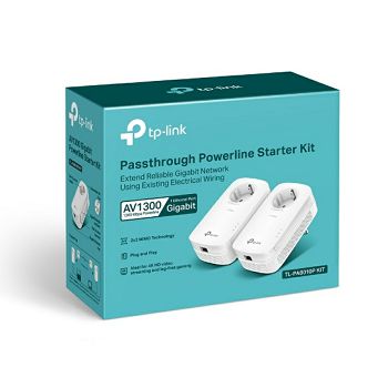 TP-LINK AV1300 Gigabit Passthrough Powerline kit