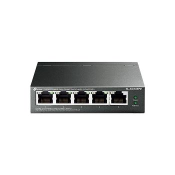 TP-LINK 5-Port Gigabit Easy Smart switch with 4-Port PoE+