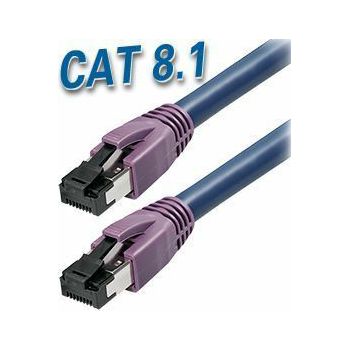 Transmedia Cat 8.1 SFTP Kabel 2m, dark blue