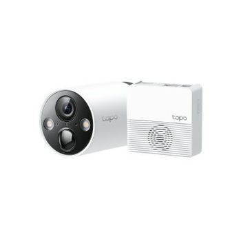 TP-Link bežična vanjska kamera + Tapo H200 hub, 2K QHD 2560×1440, H.264 video, 2.4GHz, RJ45, microSD, Day/Night full color, IP65, 5200mAh punjiva baterija