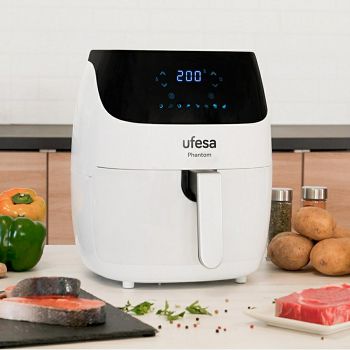 Ufesa 5L Digital Air Fryer with WiFi Phantom White