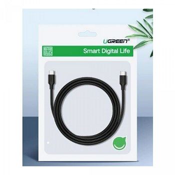 UGREEN USB 2.0 USB-C to USB-C 0.5m (black) - polybag