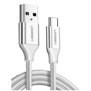 UGREEN USB 2.0 A to USB-C cable 1.5m (white) - polybag