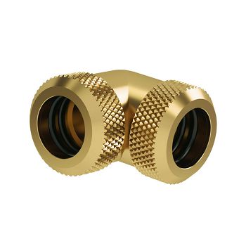 Barrow Multi-Link Adapter 90 Grad 12mm AD auf 12mm AD Hardtube - gold TWT90KNS-K12 go