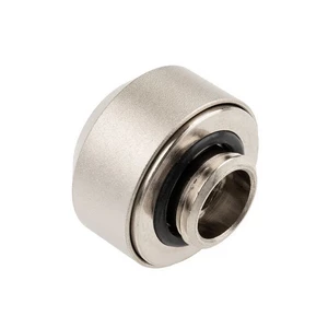 Optimus Hardtube Fitting Satin Nickel - 12 mm-OP-FIT-HARD-12MM-NICKEL-SINGLE