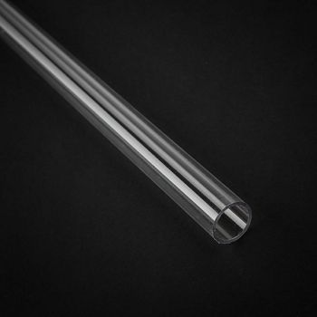 Bitspower None Chamfer PETG Link Tube 12/10mm, 100cm - transparent BP-NCPLT12-L1000