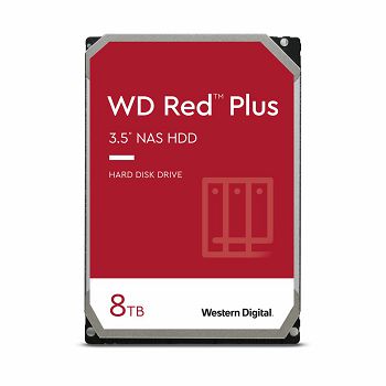 WD hard disk 8TB SATA3, 6Gb/s, 5400rpm, 256MB RED PLUS