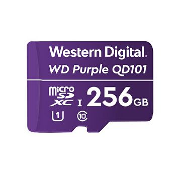 WD 256GB Purple microSD card Ultra