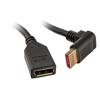 InLine DisplayPort Adapterkabel, 8K4K, nach unten gewinkelt - 0,15m 17159U