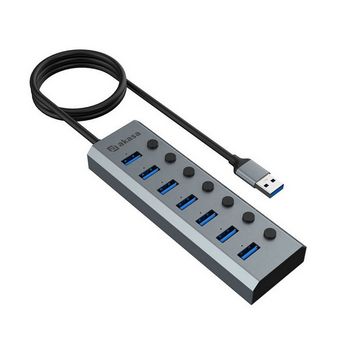 Akasa Connect 7 IPS - USB Hub AK-HB-21BKCM