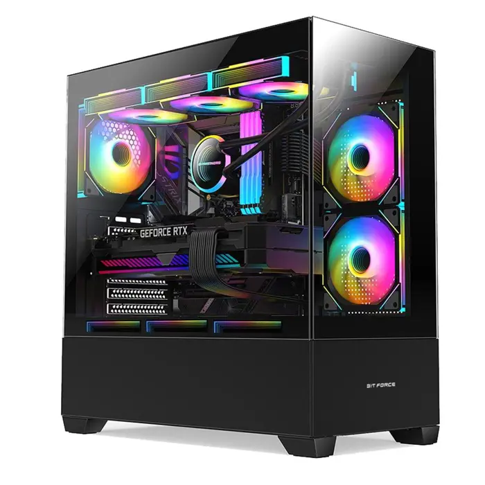 BaB GamingPC SPARK i74070Ti (Intel i7 14700KF, 32GB DDR5, 2TB SSD, RTX 4070Ti 12GB, 850W, RGB, WiFi) Win11P 