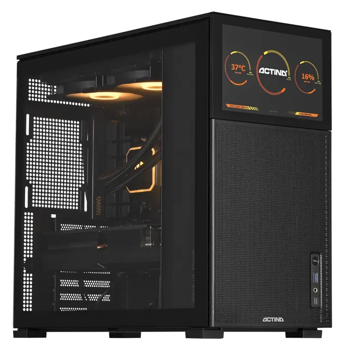 Actina 5901443390411 PC AMD Ryzen™ 7 7800X3D 32 GB DDR5-SDRAM 2 TB SSD NVIDIA GeForce RTX 4080 SUPER Midi Tower Black