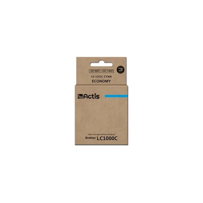 Actis KB-1000C Ink Cartridge (Replacement for Brother LC1000C/LC970C; Standard; 36 ml; cyan)