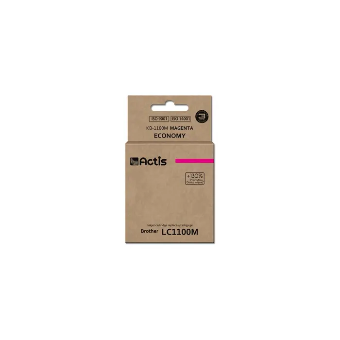 Actis KB-1100M Ink Cartridge (replacement for Brother LC1100M/980M; Standard; 19 ml; Magenta)