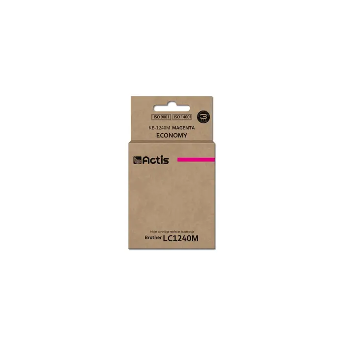 Actis KB-1240M ink for Brother printer; Brother LC1240M/LC1220M replacement; Standard; 19 ml; magenta.