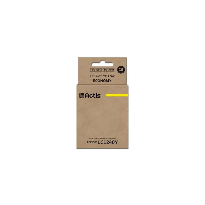 Actis KB-1240Y ink (replacement for Brother LC1240Y/LC1220Y; Standard; 19 ml; yellow)