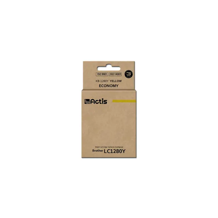 Actis KB-1280Y ink (replacement for Brother LC-1280Y; Standard; 19 ml; yellow)