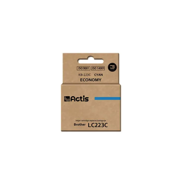 Actis KB-223C ink (replacement for Brother LC223C; Standard; 10 ml; cyan)