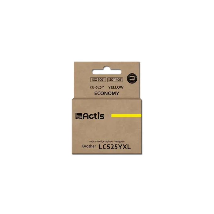 Actis KB-525Y ink (replacement for Brother LC-525Y; Standard; 15 ml; yellow)