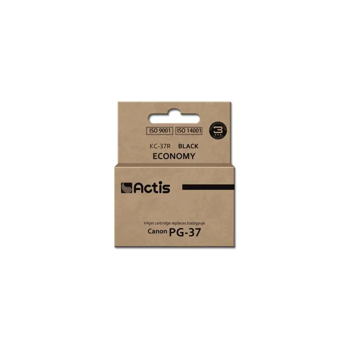 Actis KC-37R ink (replacement for Canon PG-37; Standard; 12 ml; black)