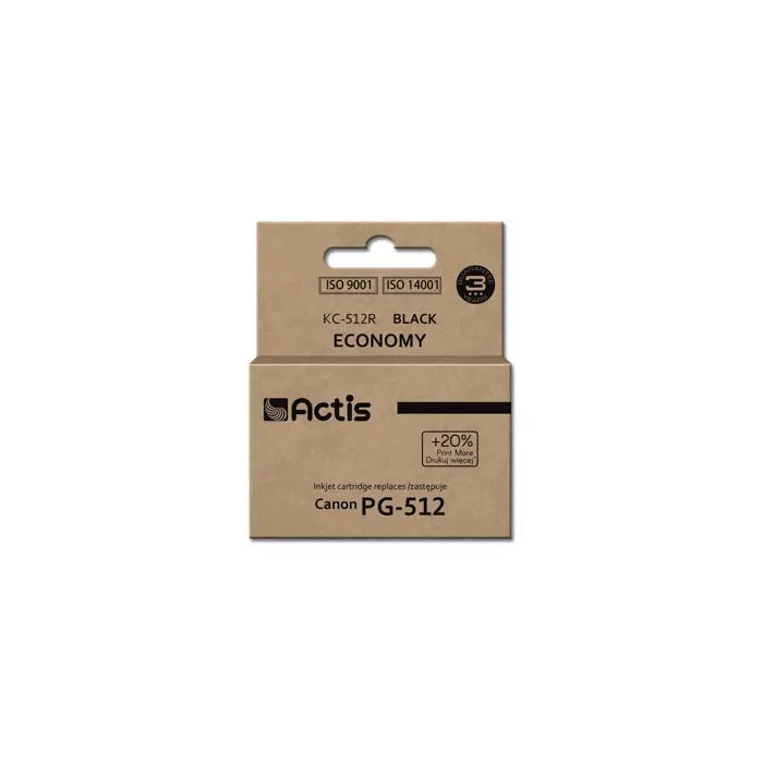 Actis KC-512R ink (replacement for Canon PG-512; Standard; 15 ml; black)