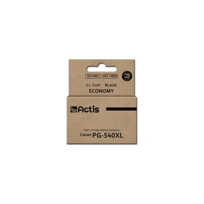 Actis KC-540R ink (replacement for Canon PG-540XL; Standard; 22 ml; black)