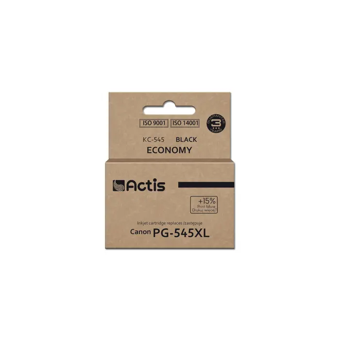 Actis KC-545 Ink Cartridge (replacement for Canon PG-545XL; Supreme; 15 ml; 207 pages; black).