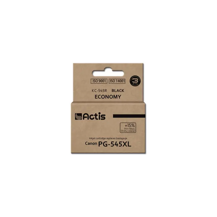 Actis KC-545R ink (replacement for Canon PG-545XL; Standard; 15 ml; black)