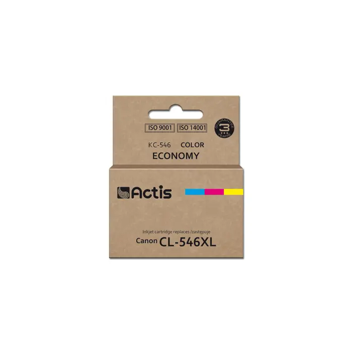 Actis KC-546 ink cartridge (Canon CL-546XL replacement; Supreme; 15 ml; 180 pages; magenta, blue, yellow).